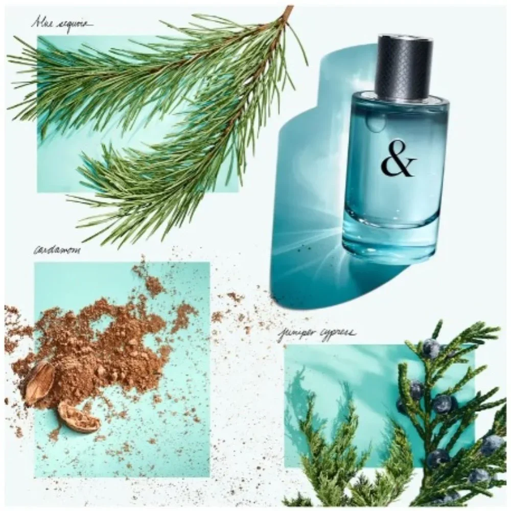Tiffany & Co Love for Him EDT Set,Mini Spray 5ml & Shower Gel 14ml-2pc-BOXED-NEW